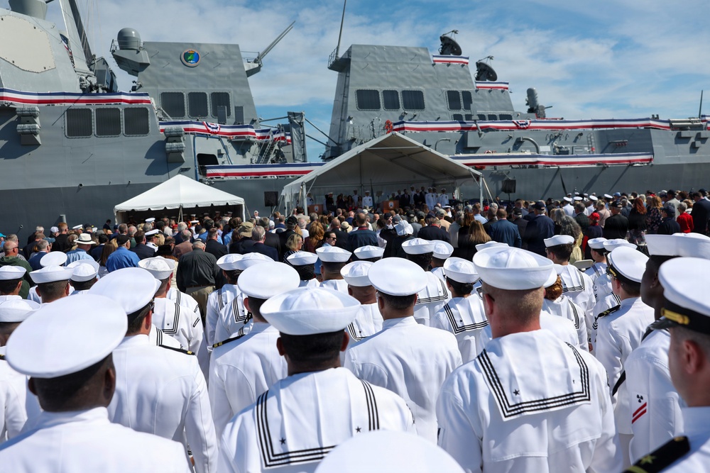 USS Harvey C. Barnum Jr. (DDG 124) Commissioning Ceremony