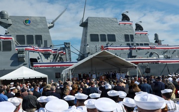 USS Harvey C. Barnum Jr. (DDG 124) Commissioning Ceremony