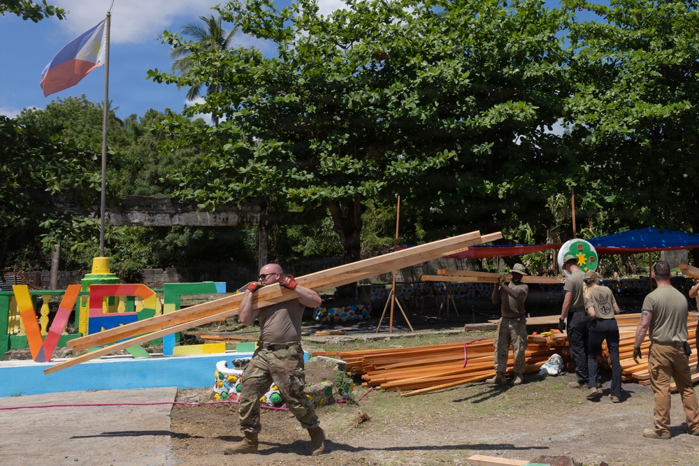 Exercise Balikatan 2026: Villa Reyes Elementary School hosts a Bundle of Joy ceremony