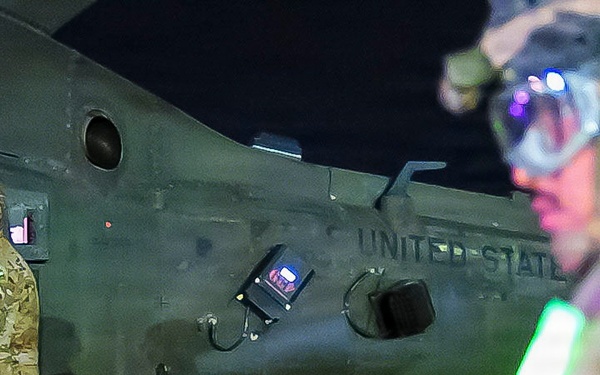 626th Light Support Battalion conducts nighttime FARP operations during JFE at JRTC