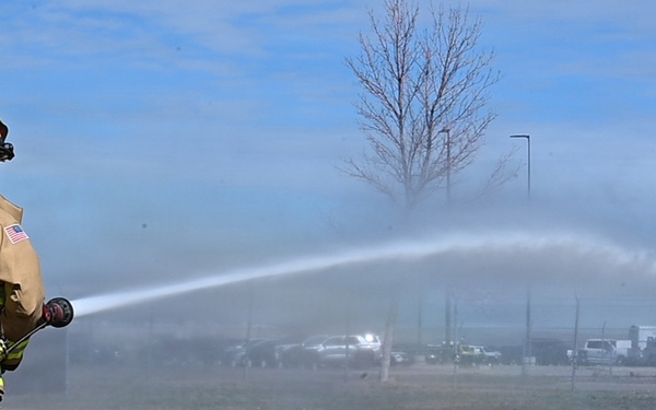 Montana Air National Guard fire department conducts training