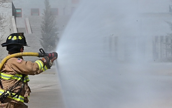 Montana Air National Guard fire department conducts training