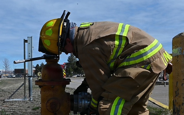 Montana Air National Guard fire department conducts training