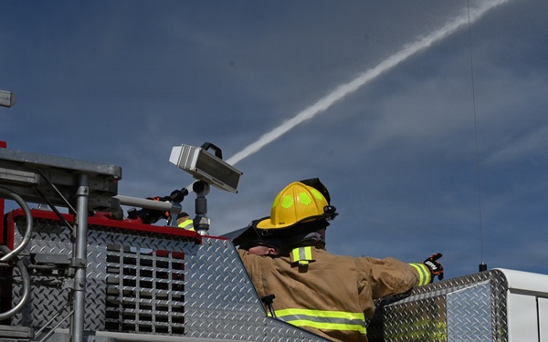 Montana Air National Guard fire department conducts training