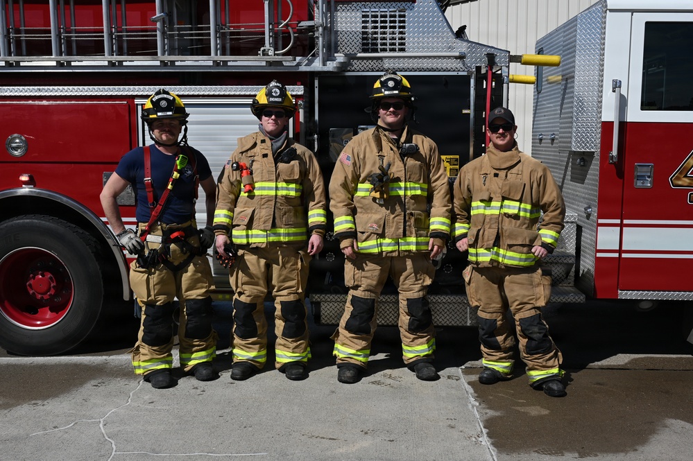 Montana Air National Guard fire department conducts training