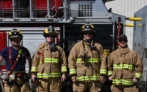 Montana Air National Guard fire department conducts training