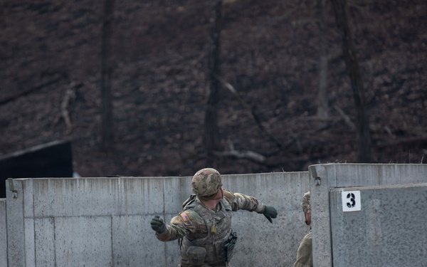Wisconsin National Guard engineers throw live grenades