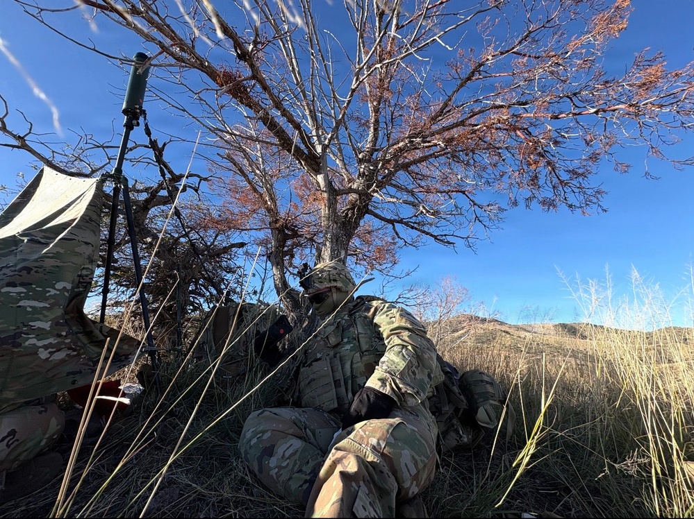 JTF-SB Service Members Utilize the Terrestrial Layered System Manpack on the Southern Border