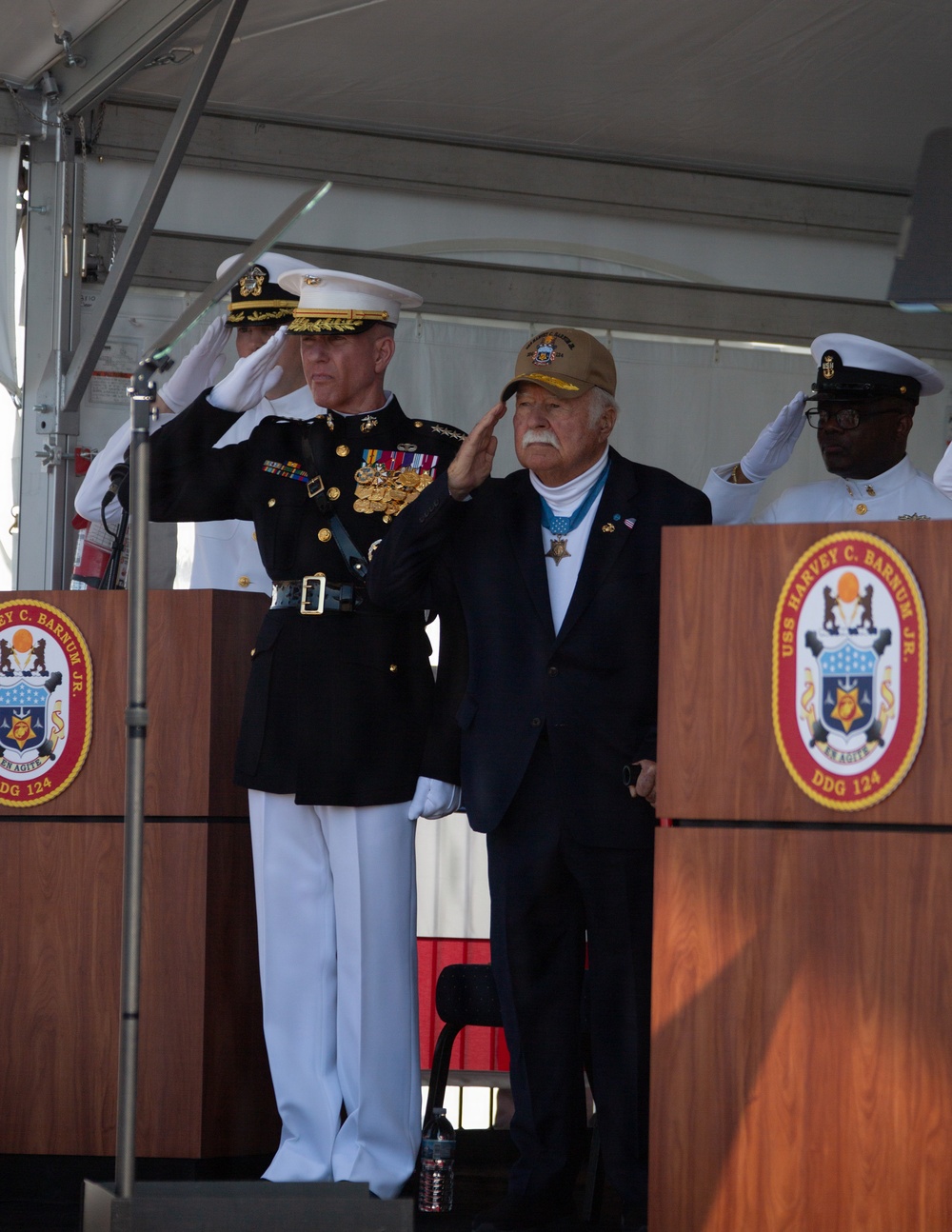 USS Harvey C. Barnum Jr. Commissioning (DDG 124) Ceremony