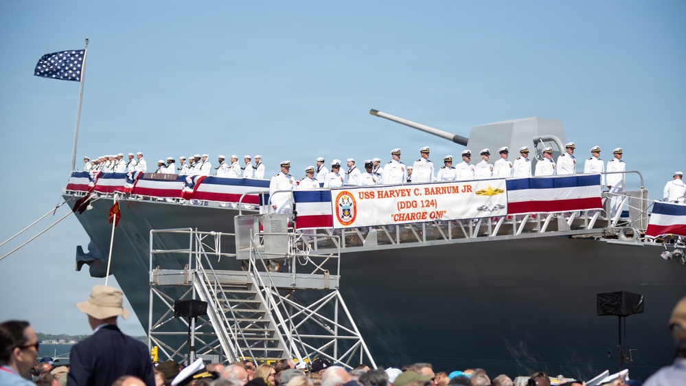 USS Harvey C. Barnum Jr. Commissioning (DDG 124) Ceremony