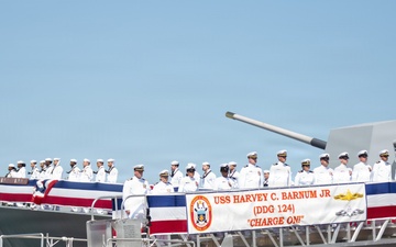 USS Harvey C. Barnum Jr. Commissioning (DDG 124) Ceremony