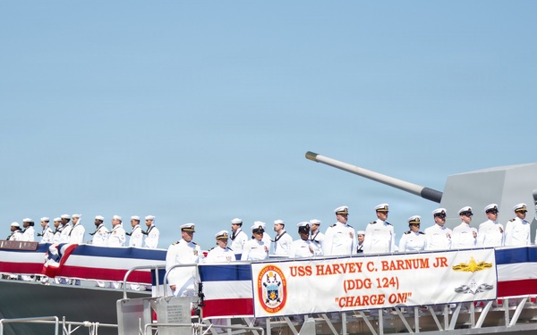 USS Harvey C. Barnum Jr. Commissioning (DDG 124) Ceremony