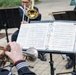 Brass Ambassadors perform outside the visitor center at Kentucky Horse Park