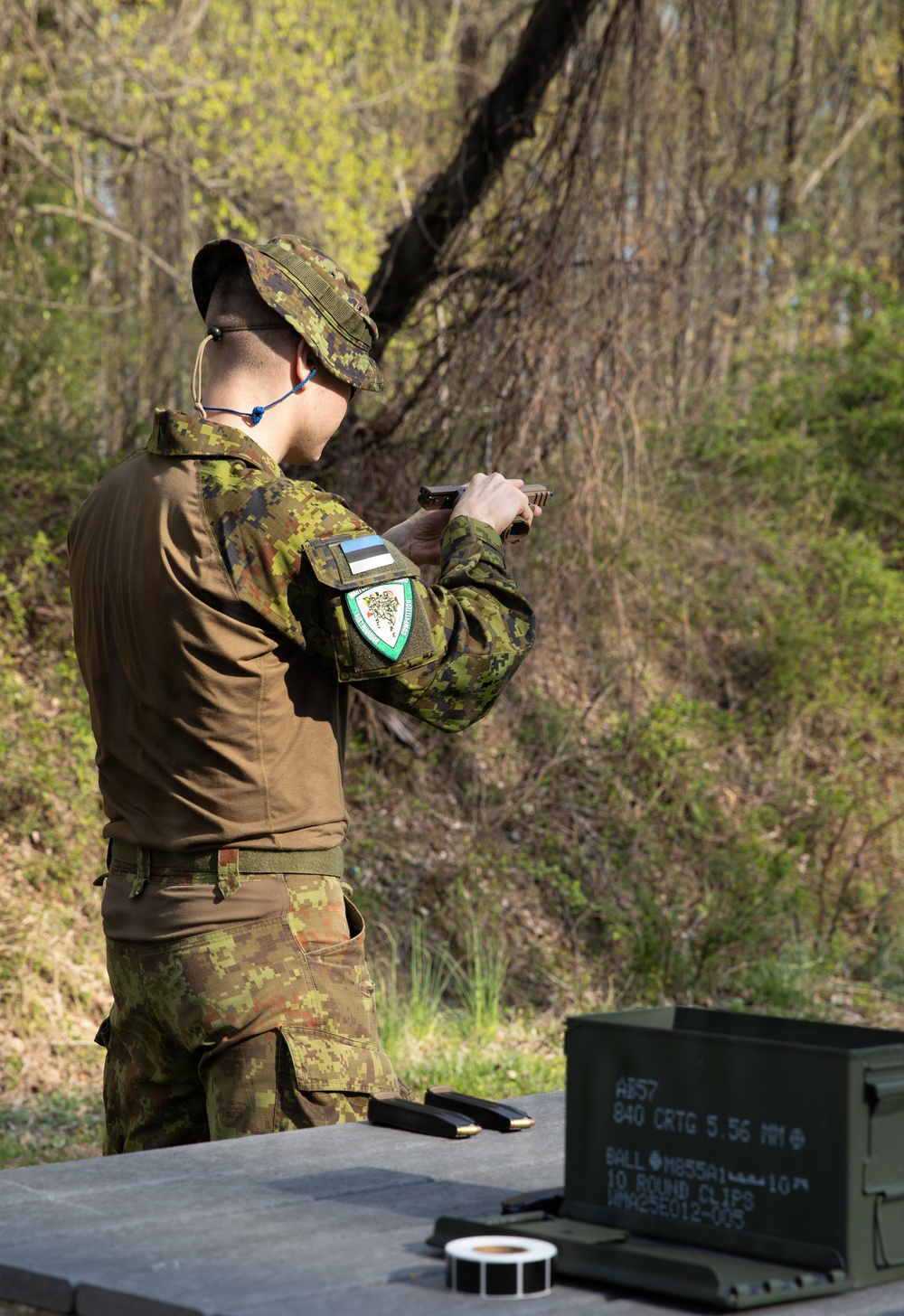 2026 Maryland State Best Warrior Competition Firing