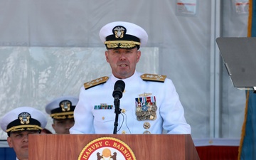 USS Harvey C. Barnum Jr. (DDG 124) Commissioning Ceremony