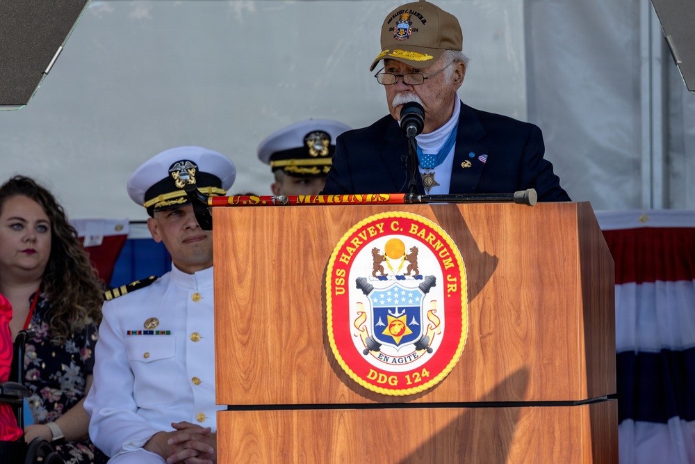 USS Harvey C. Barnum Jr. (DDG 124) Commissioning Ceremony