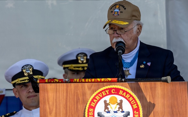 USS Harvey C. Barnum Jr. (DDG 124) Commissioning Ceremony