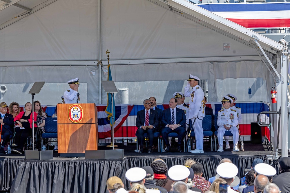 USS Harvey C. Barnum Jr. (DDG 124) Commissioning Ceremony