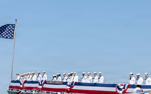 USS Harvey C. Barnum Jr. (DDG 124) Commissioning Ceremony