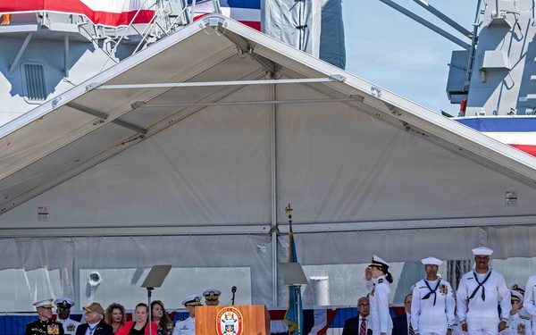 USS Harvey C. Barnum Jr. (DDG 124) Commissioning Ceremony