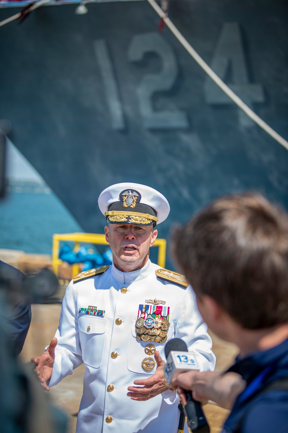 USS Harvey C. Barnum (DDG 124) Commissioning Ceremony