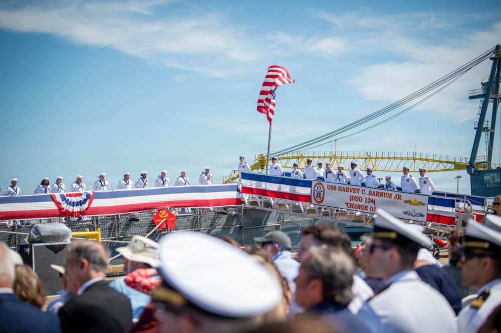 USS Harvey C. Barnum (DDG 124) Commissioning Ceremony