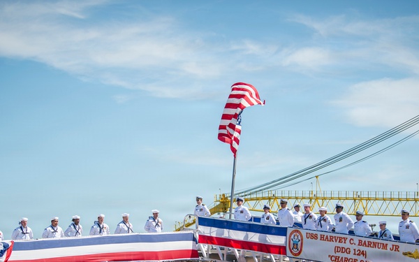 USS Harvey C. Barnum (DDG 124) Commissioning Ceremony