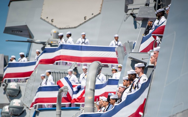 USS Harvey C. Barnum (DDG 124) Commissioning Ceremony