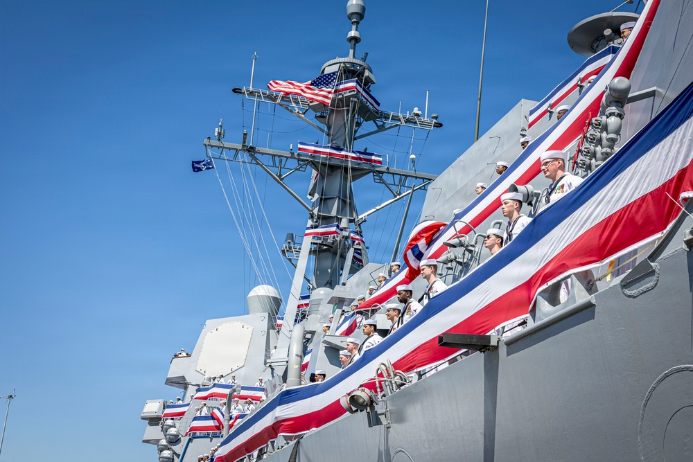 USS Harvey C. Barnum (DDG 124) Commissioning Ceremony