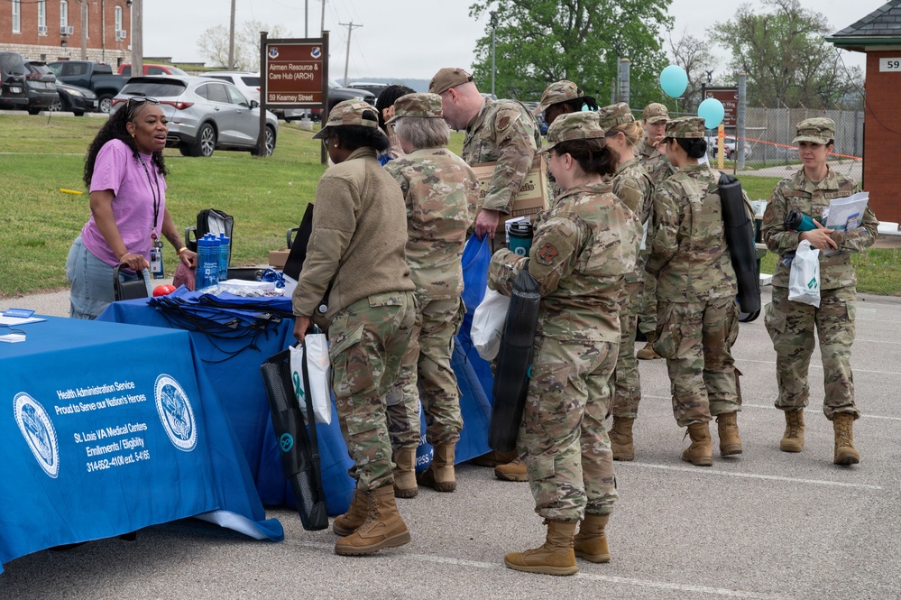 131st Bomb Wing Resource Team holds Wellness and Recovery event