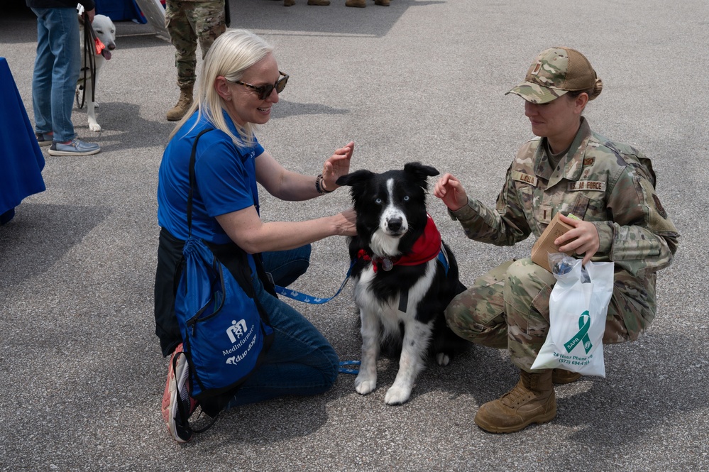 131st Bomb Wing Resource Team holds Wellness and Recovery event