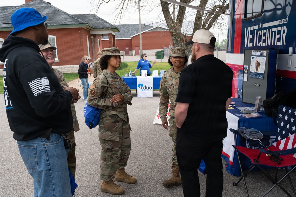 131st Bomb Wing Resource Team holds Wellness and Recovery event