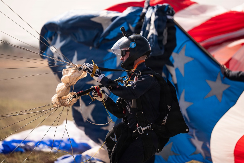 USAFA Wings of Blue Showcase Precision, Partnership during FIDAE 2026
