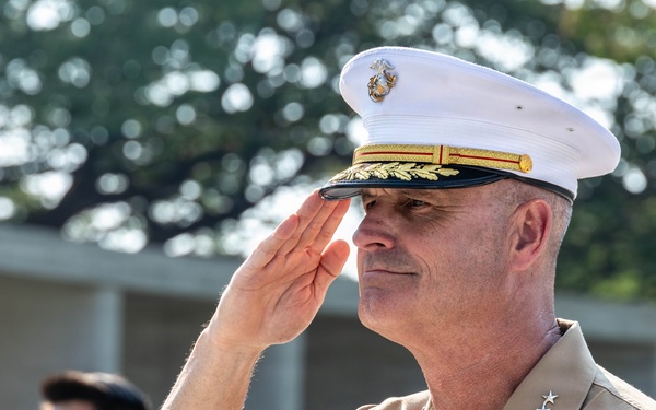 The 38th Assistant Commandant of the Marine Corps visits the Manila American Cemetery and Memorial