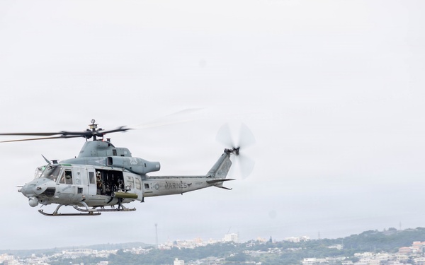 The 38th Assistant Commandant of the Marine Corps takes part in an Aerial Familiarization Tour
