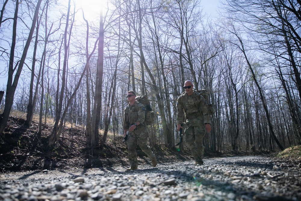 WVNG, DCNG Soldiers Compete in Best Warrior Competition at Camp Dawson, WV.