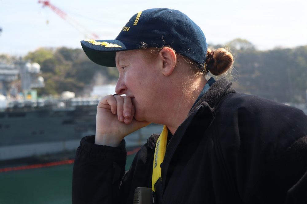 USS Ralph Johnson Crew Prepares to head to Ammo Anchorage