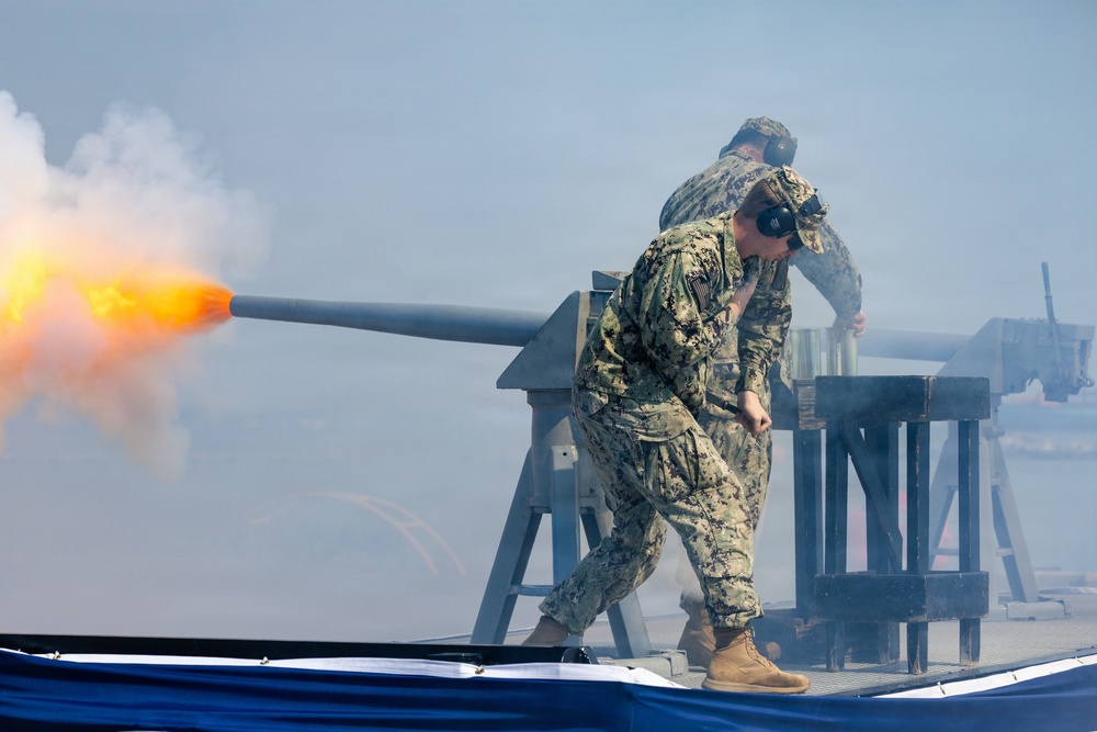 USS Harvey C. Barnum Jr. (DDG 124) Commissioning Ceremony