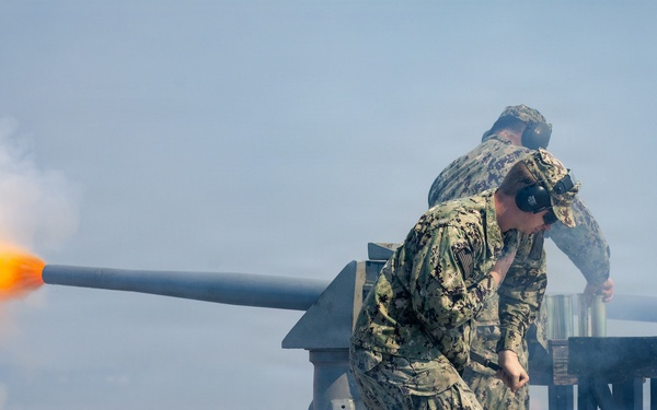USS Harvey C. Barnum Jr. (DDG 124) Commissioning Ceremony