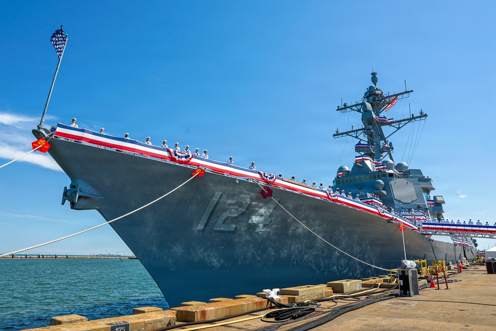 USS Harvey C. Barnum Jr. (DDG 124) Commissioning Ceremony