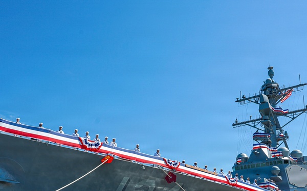 USS Harvey C. Barnum Jr. (DDG 124) Commissioning Ceremony