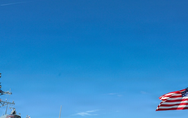 USS Harvey C. Barnum Jr. (DDG 124) Commissioning Ceremony