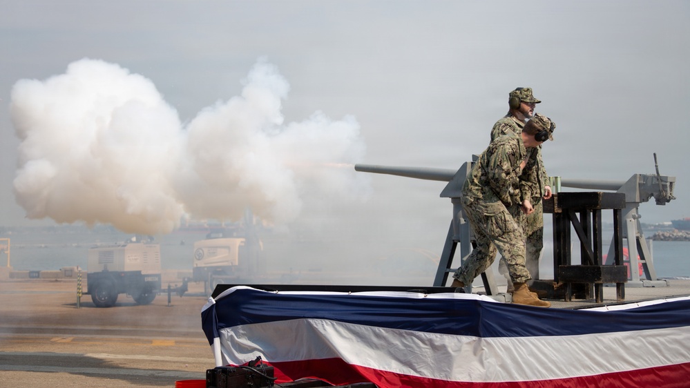 USS Harvey C. Barnum Jr. Commissioning (DDG 124) Ceremony