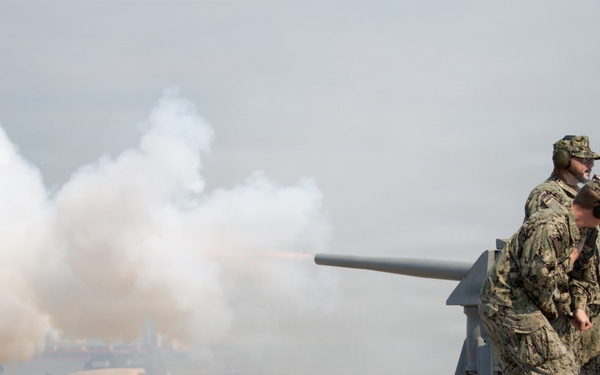 USS Harvey C. Barnum Jr. Commissioning (DDG 124) Ceremony