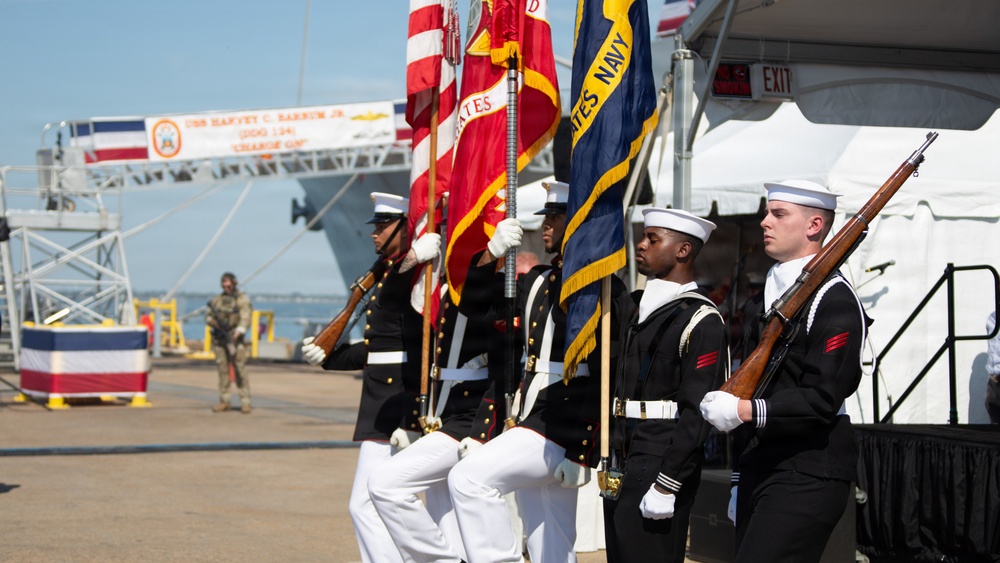 USS Harvey C. Barnum Jr. Commissioning (DDG 124) Ceremony