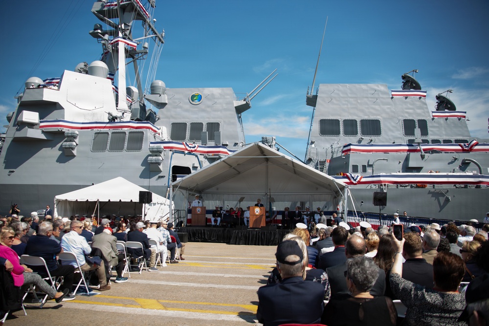 USS Harvey C. Barnum Jr. Commissioning (DDG 124) Ceremony