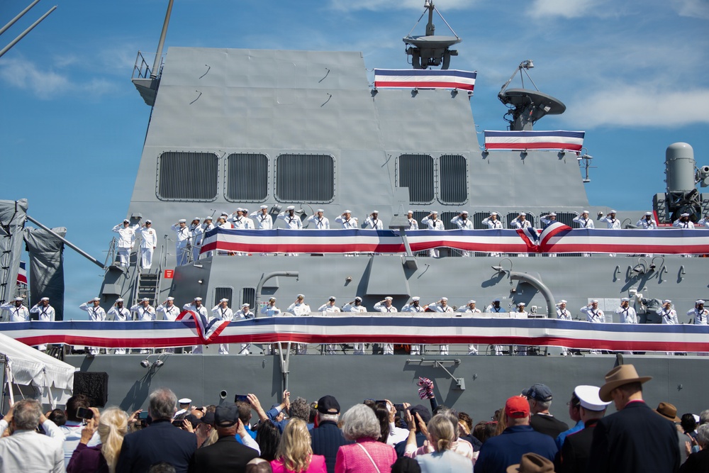 USS Harvey C. Barnum Jr. Commissioning (DDG 124) Ceremony