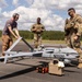 Civilian contractor prepares Aerosonde UAS for reconnaissance during JRTC rotation at Fort Polk