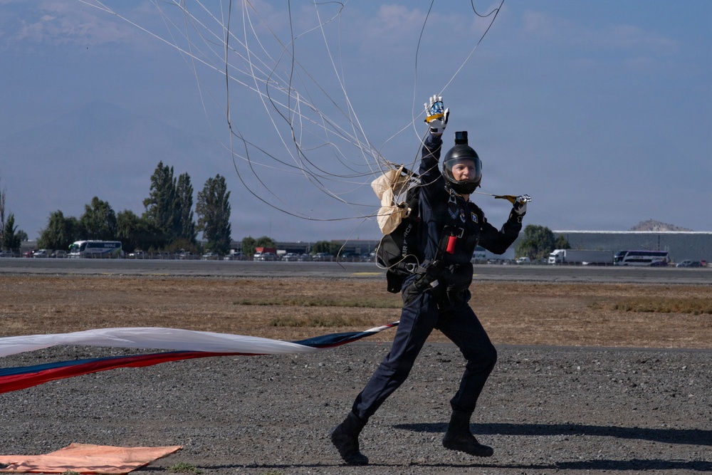 USAFA Wings of Blue Showcase Precision, Partnership during FIDAE 2026