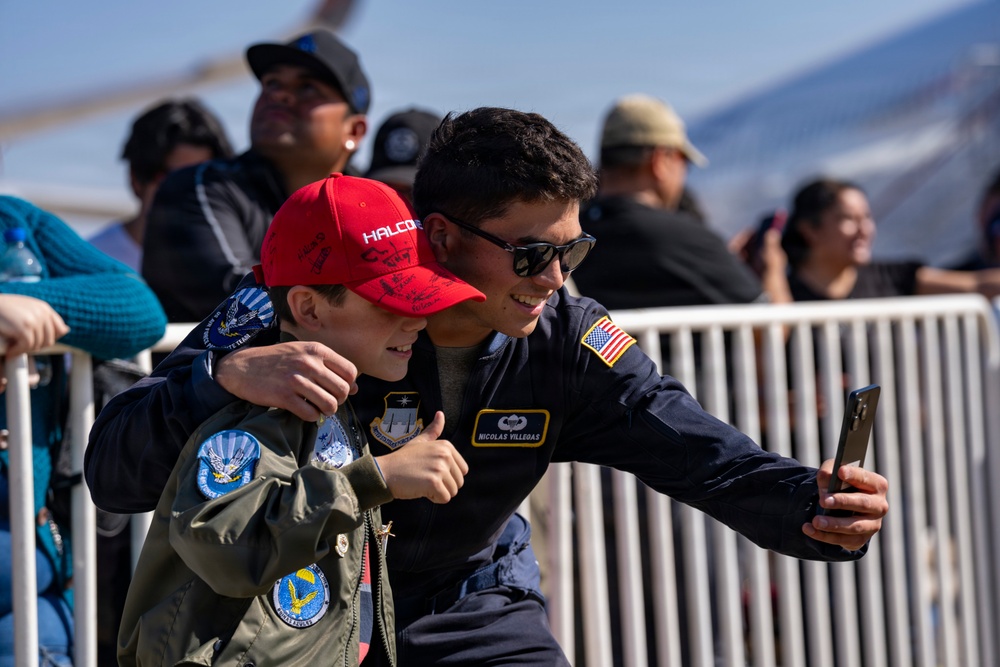 USAFA Wings of Blue Showcase Precision, Partnership during FIDAE 2026